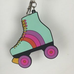 Rainbow roller blade keychain yoobi